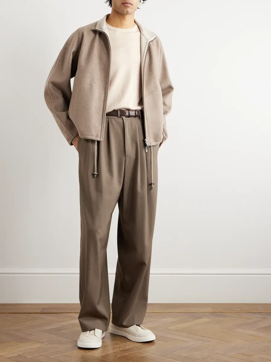 Zegna Cashmere and Silk-Blend Sweater - Men | Thumbnail 2 Zegna Cashmere and Silk-Blend Sweater - Men | Thumbnail 2
