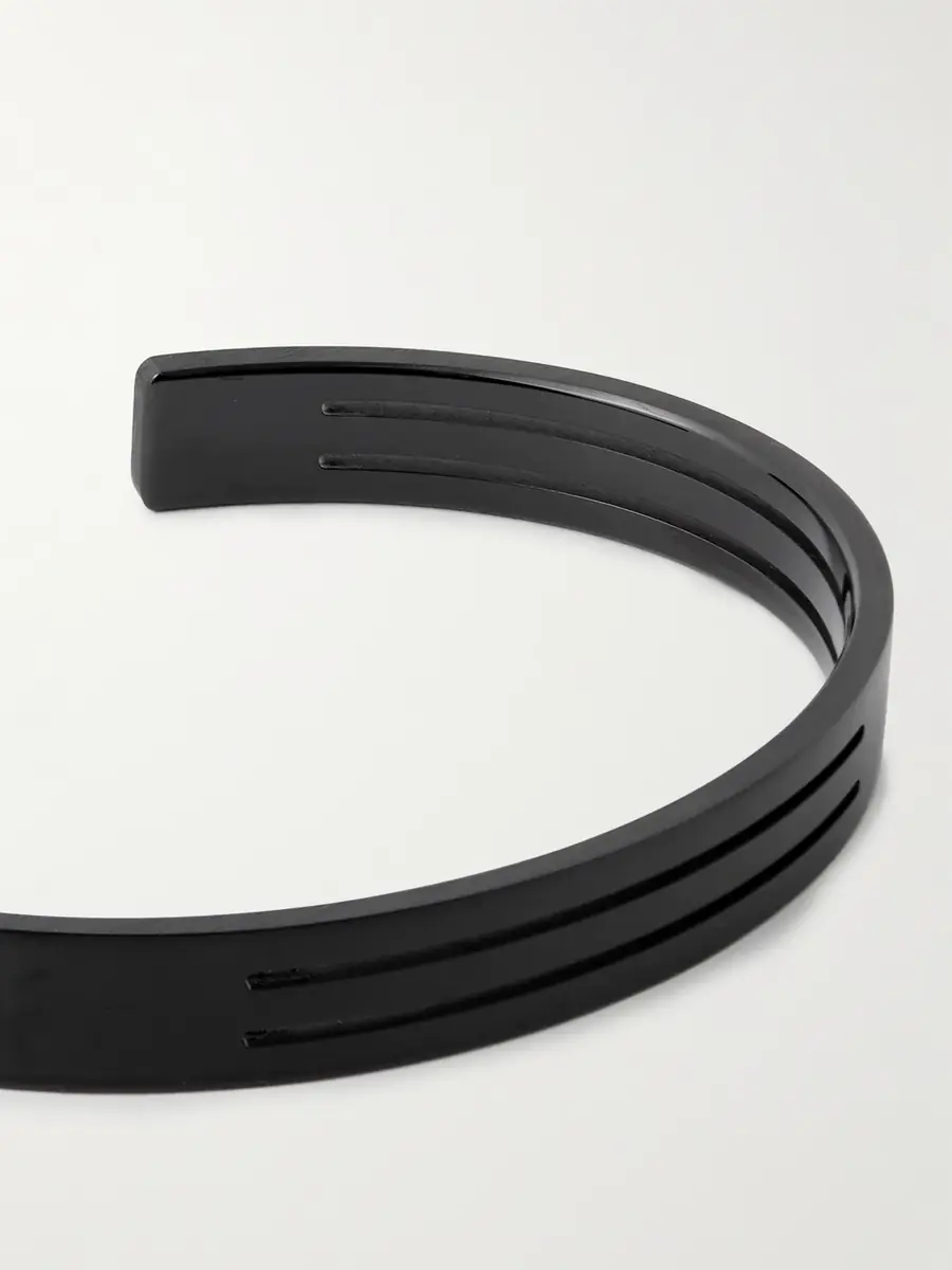 LE GRAMME 8g Punched Ribbon Recycled-Titanium Cuff - Men | Thumbnail 4