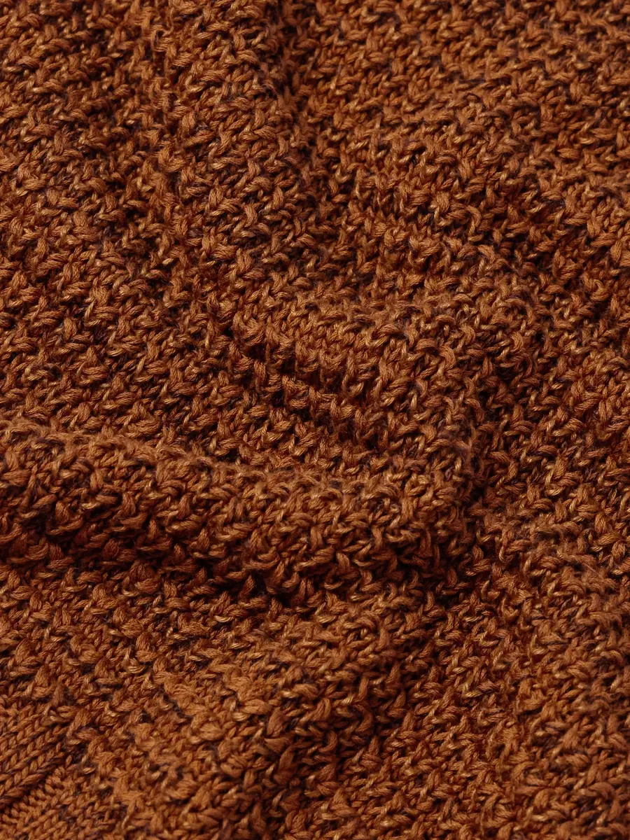 Zegna Open-Knit Cotton, Linen, Silk and Cashmere-Blend Polo Shirt - Men | Thumbnail 5 Zegna Open-Knit Cotton, Linen, Silk and Cashmere-Blend Polo Shirt - Men | Thumbnail 5