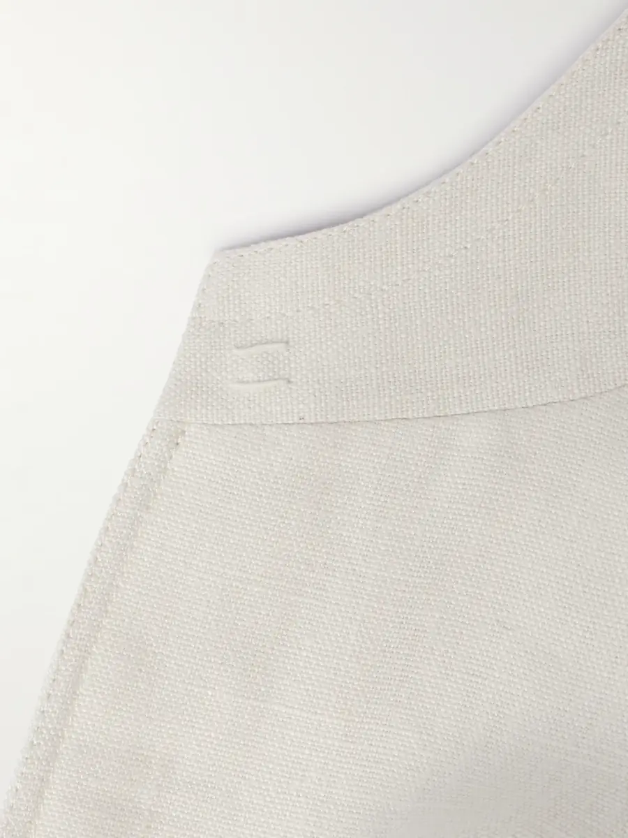 Zegna Mandarin-Collar Unstructrured Linen Blazer - Men | Thumbnail 5 Zegna Mandarin-Collar Unstructrured Linen Blazer - Men | Thumbnail 5