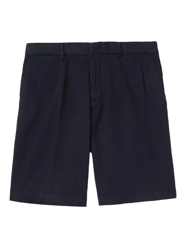 Straight-Leg Pleated Cotton and Linen-Blend Twill Shorts - Men Straight-Leg Pleated Cotton and Linen-Blend Twill Shorts - Men