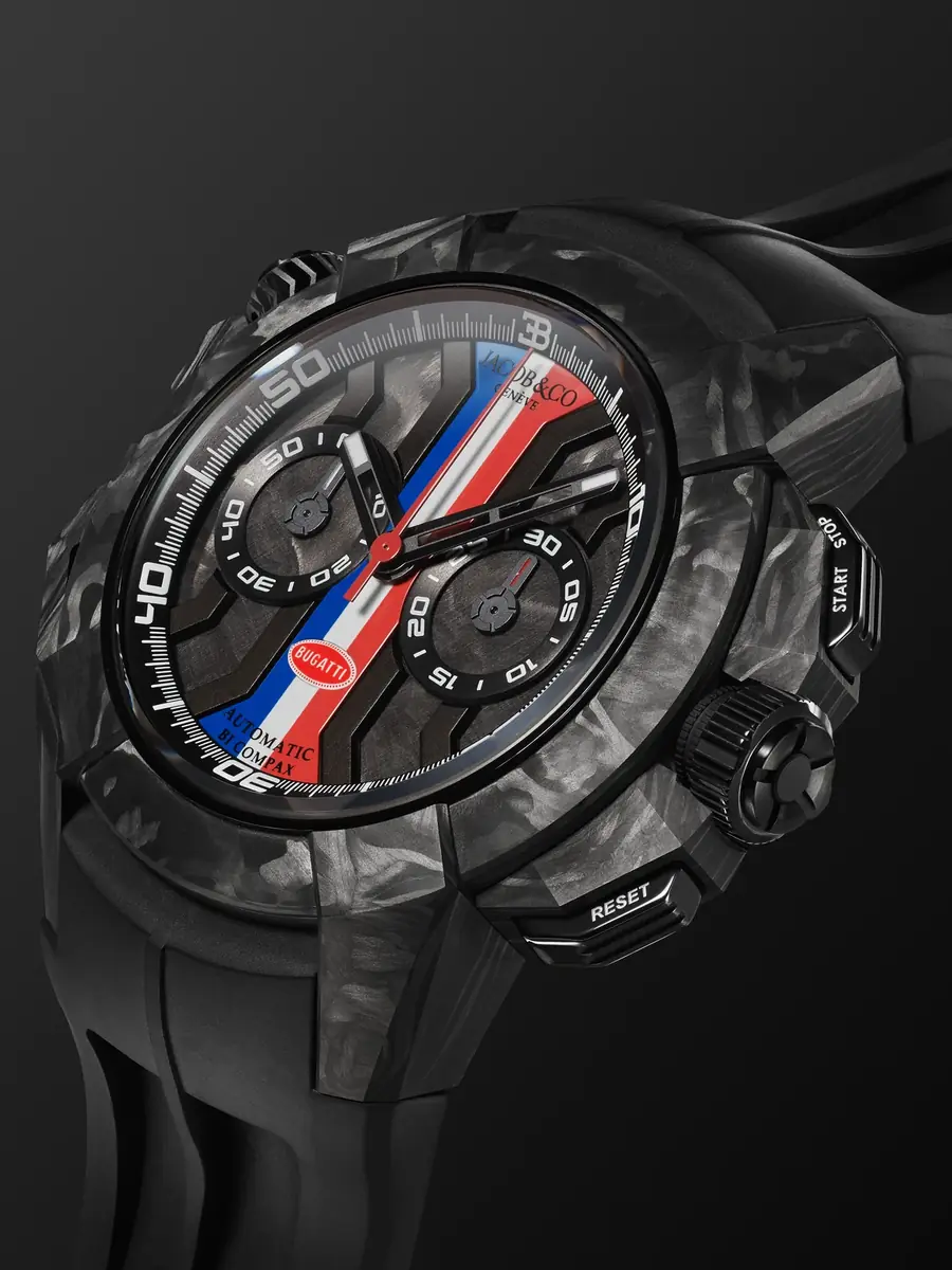 Jacob & Co. Bugatti Epic X Limited Edition Automatic Chronograph Carbon Fibre and Titanium Watch, Ref. EC333.29.AA.AA.A - Men | Thumbnail 4