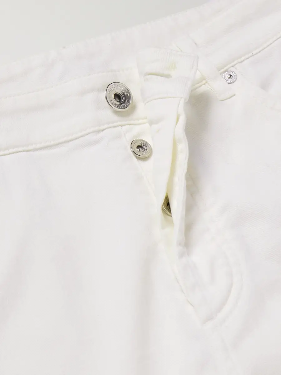 Brunello Cucinelli Slim-Fit Straight-Leg Logo-Embroidered Jeans - Men | Thumbnail 5 Brunello Cucinelli Slim-Fit Straight-Leg Logo-Embroidered Jeans - Men | Thumbnail 5