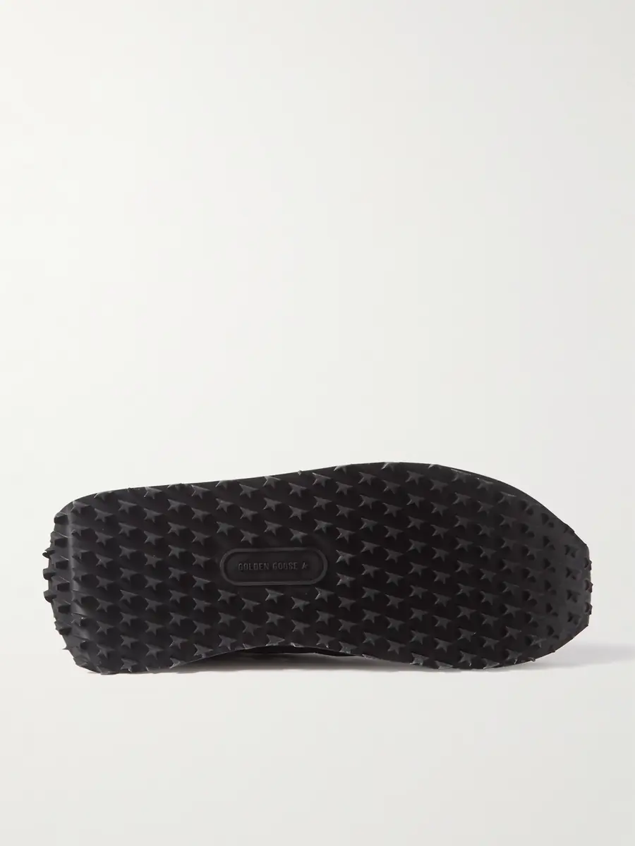 Golden Goose Marathon Leather-Trimmed Nylon Sneakers - Men | Thumbnail 3 Golden Goose Marathon Leather-Trimmed Nylon Sneakers - Men | Thumbnail 3