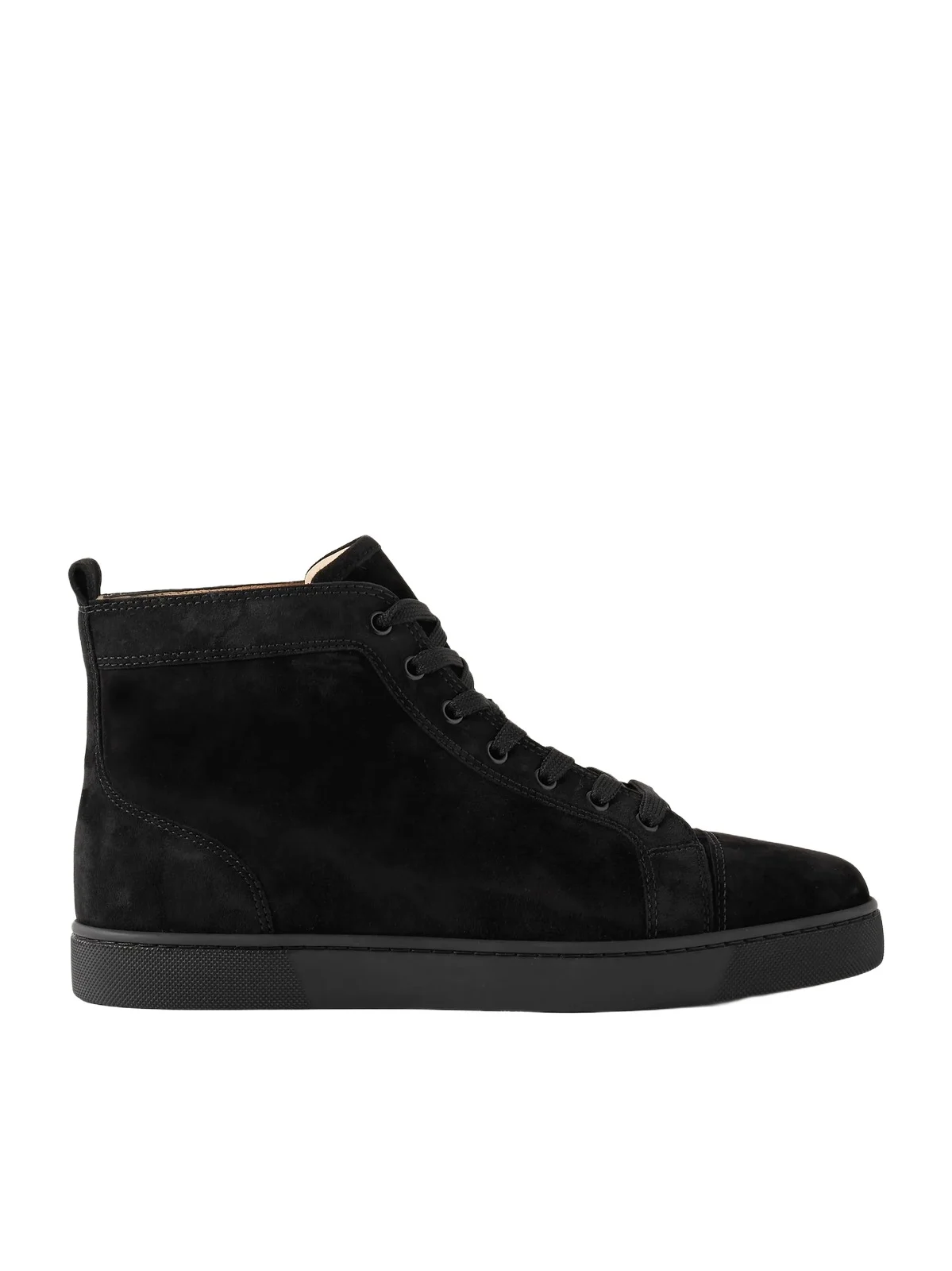 Christian Louboutin Louis Logo-Embellished Suede High-Top Sneakers - Men