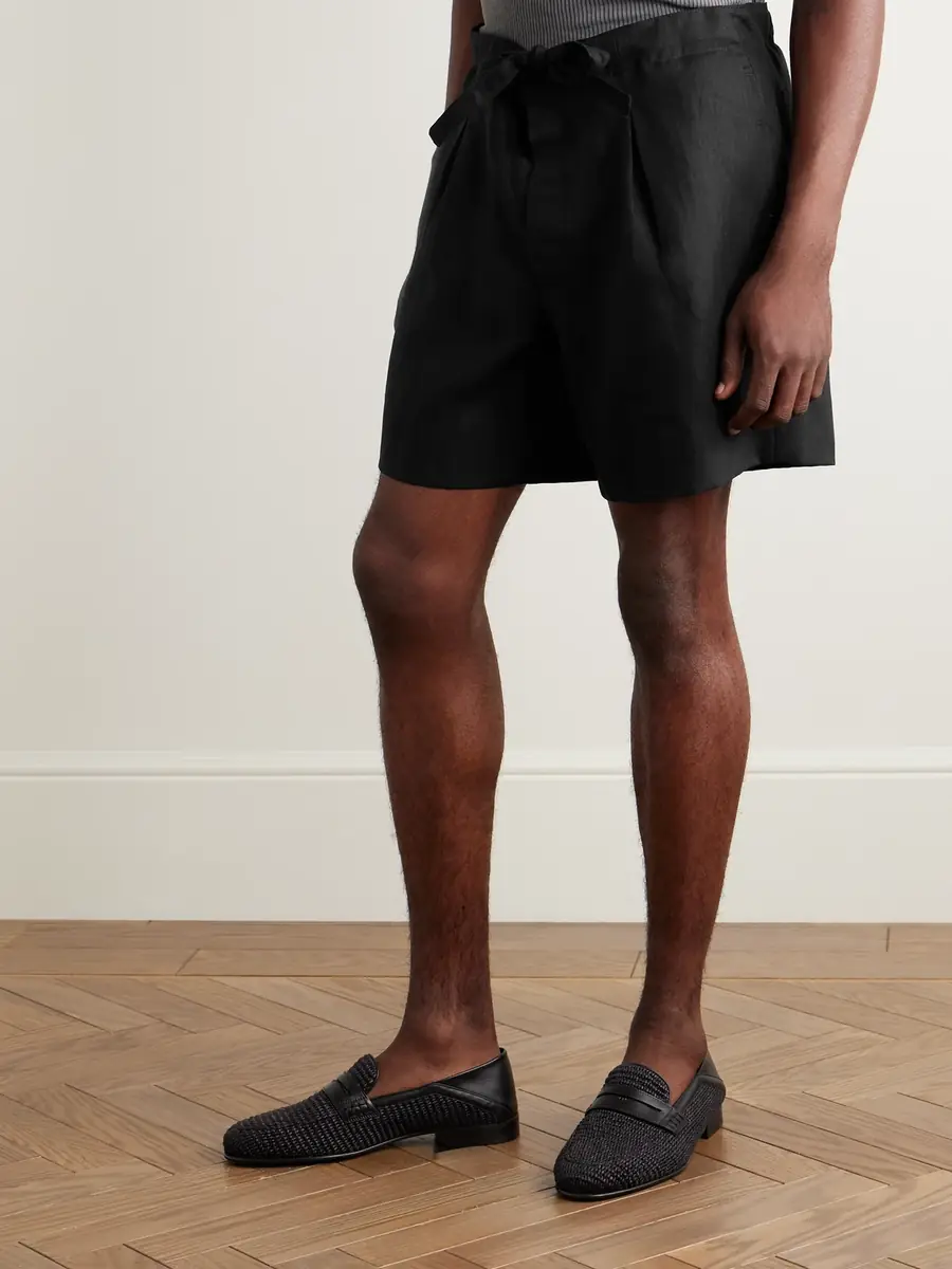Stòffa Linen-Twill Shorts - Men | Thumbnail 3 Stòffa Linen-Twill Shorts - Men | Thumbnail 3