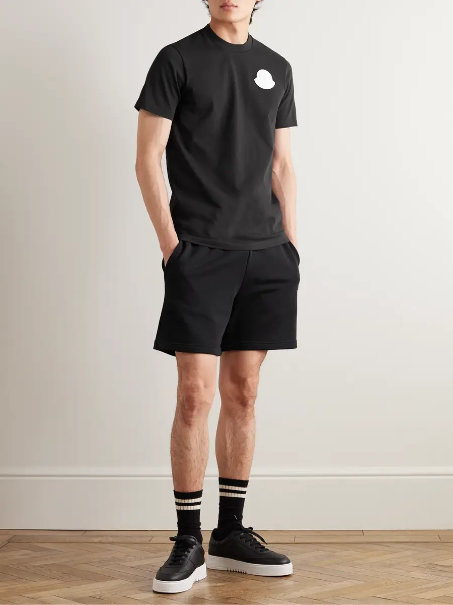 Moncler Logo-Appliquéd Cotton-Jersey T-Shirt - Men | Thumbnail 2