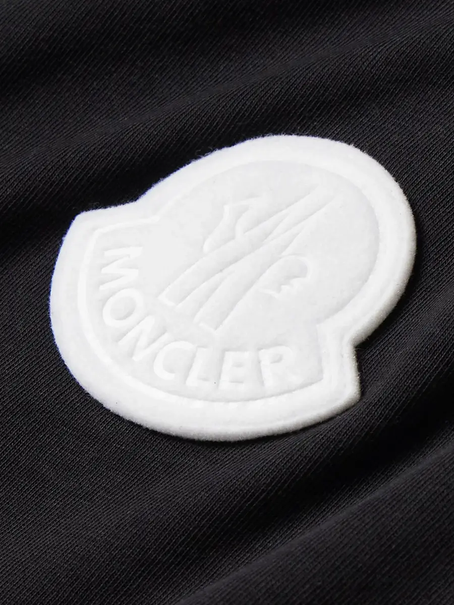Moncler Logo-Appliquéd Cotton-Jersey T-Shirt - Men | Thumbnail 4