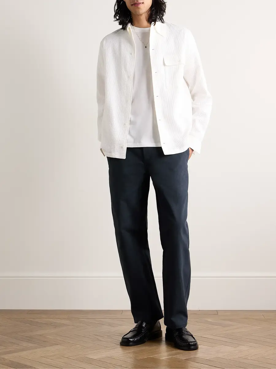 De Bonne Facture Balloon Barrel-Leg Cotton-Drill Trousers - Men | Thumbnail 2 De Bonne Facture Balloon Barrel-Leg Cotton-Drill Trousers - Men | Thumbnail 2