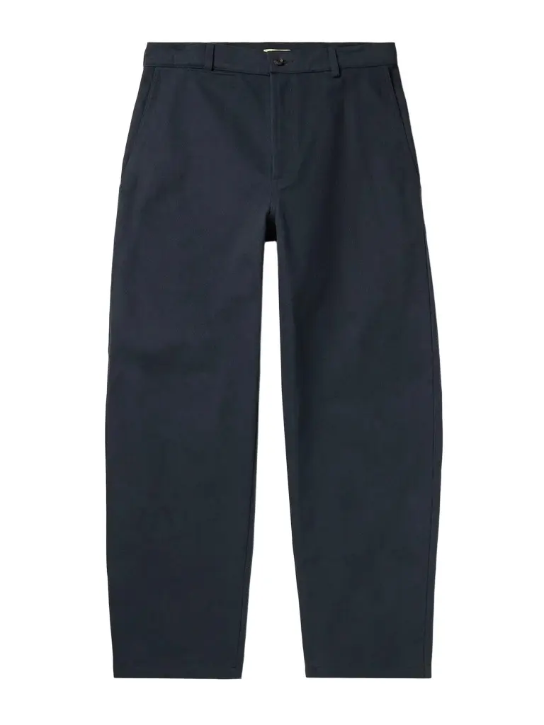 De Bonne Facture Balloon Barrel-Leg Cotton-Drill Trousers - Men