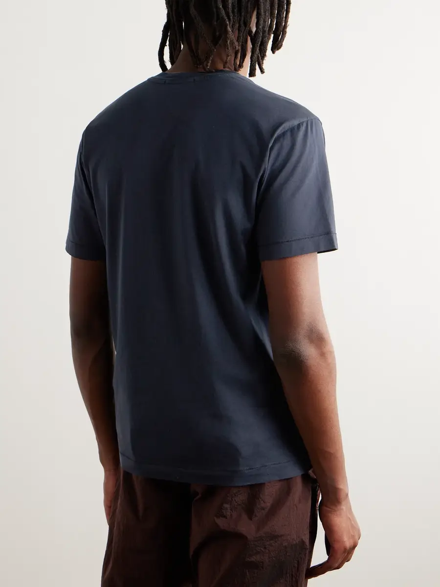 Stone Island Garment-Dyed Cotton-Jersey T-Shirt - Men | Thumbnail 3
