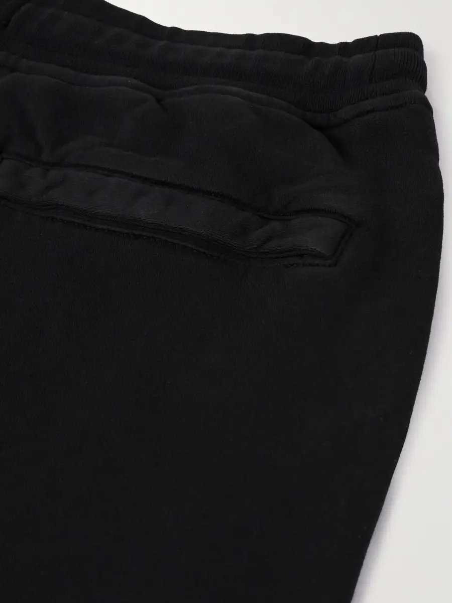 Stone Island Tapered Garment-Dyed Cotton-Fleece Sweatpants - Men | Thumbnail 4