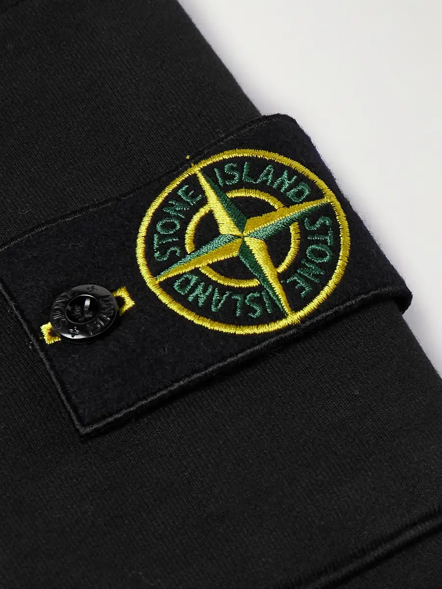 Stone Island Tapered Garment-Dyed Cotton-Fleece Sweatpants - Men | Thumbnail 5