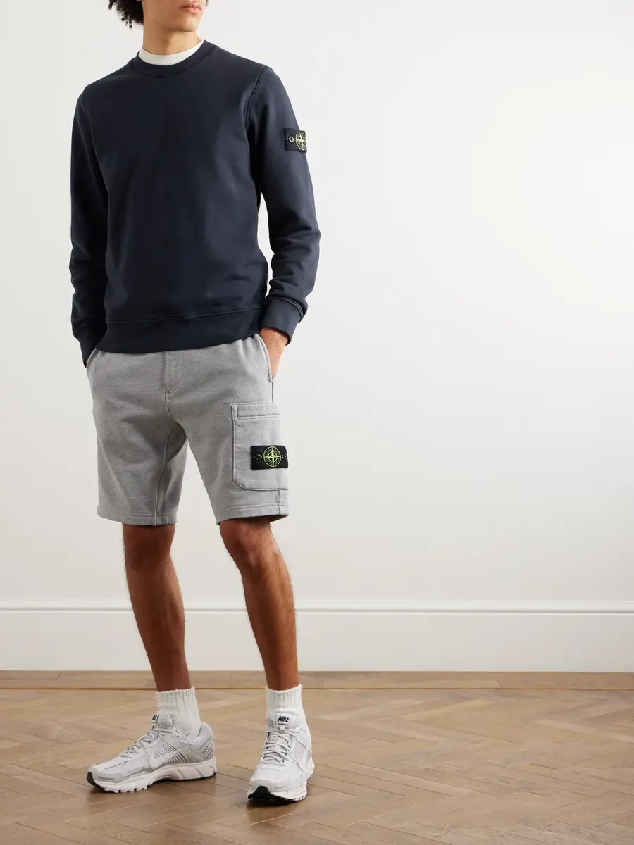 Stone Island Garment-Dyed Cotton-Jersey Sweatshirt - Men | Thumbnail 2 Stone Island Garment-Dyed Cotton-Jersey Sweatshirt - Men | Thumbnail 2