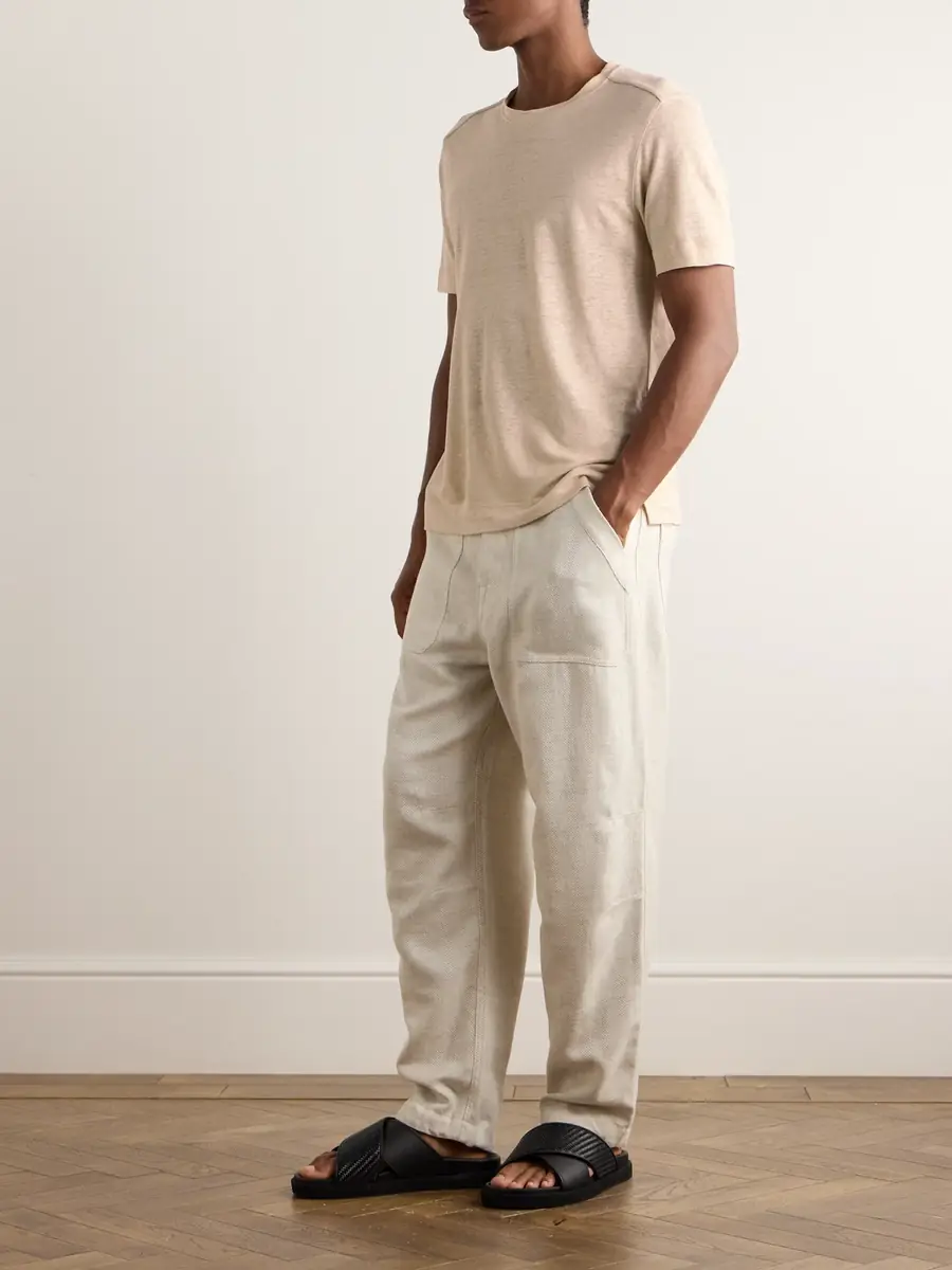 Zegna Linen-Jersey T-Shirt - Men | Thumbnail 2 Zegna Linen-Jersey T-Shirt - Men | Thumbnail 2