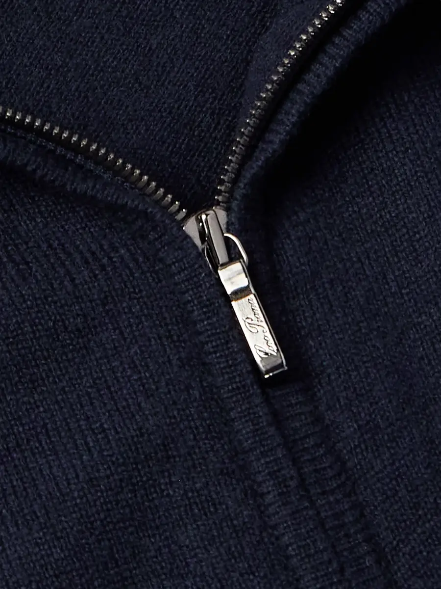 Loro Piana Ribbed Cashmere Zip-Up Sweater - Men | Thumbnail 5 Loro Piana Ribbed Cashmere Zip-Up Sweater - Men | Thumbnail 5