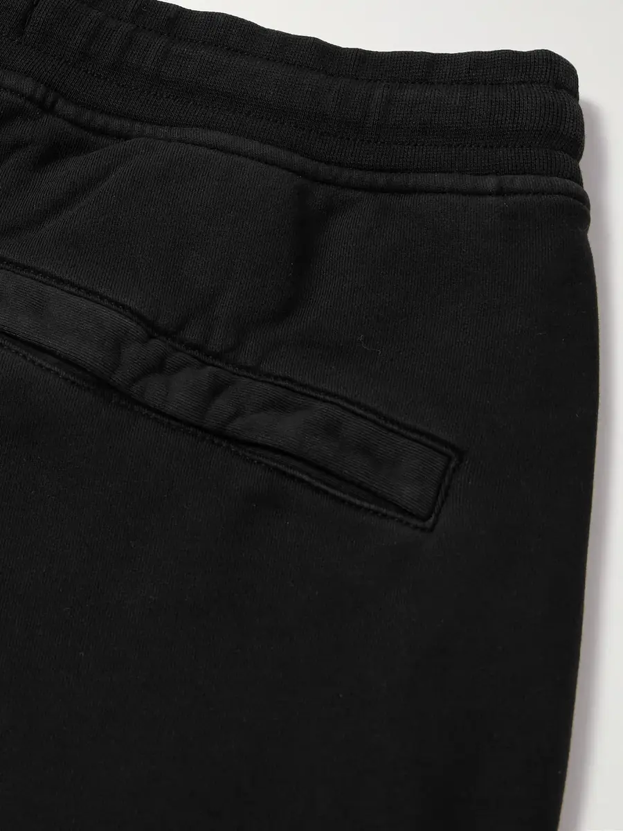 Stone Island Straight-Leg Garment-Dyed Cotton-Jersey Drawstring Shorts - Men | Thumbnail 5