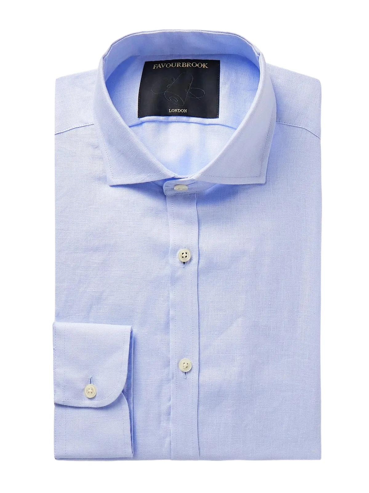 Bridford Cutaway-Collar Linen Shirt - Men Bridford Cutaway-Collar Linen Shirt - Men