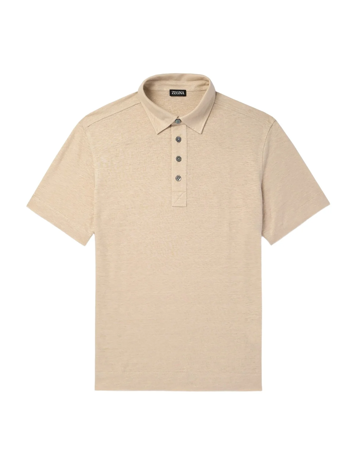 Slim-Fit Linen Polo Shirt - Men Slim-Fit Linen Polo Shirt - Men