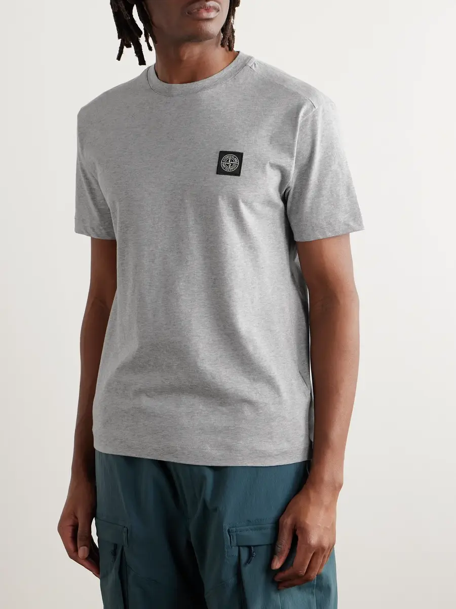 Stone Island Garment-Dyed Cotton-Jersey T-Shirt - Men | Thumbnail 3 Stone Island Garment-Dyed Cotton-Jersey T-Shirt - Men | Thumbnail 3