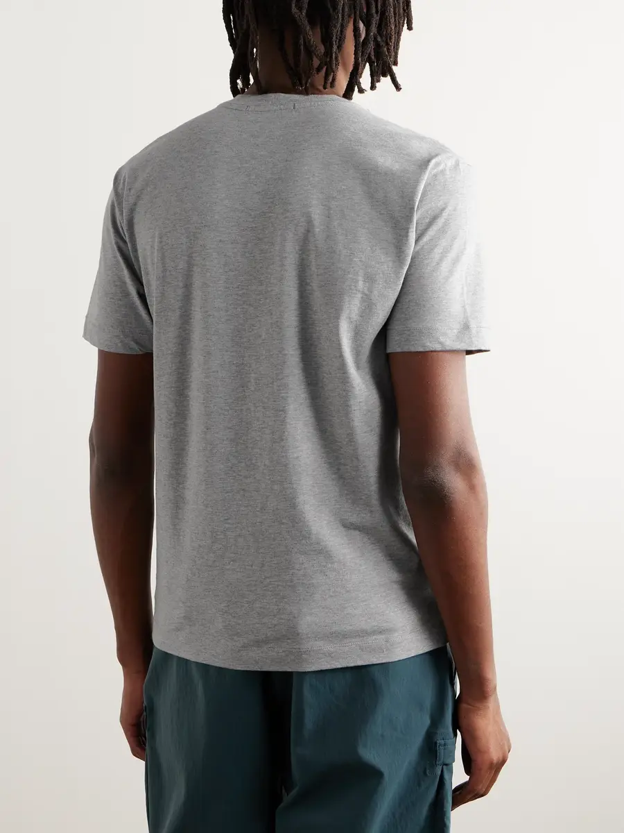 Stone Island Garment-Dyed Cotton-Jersey T-Shirt - Men | Thumbnail 4 Stone Island Garment-Dyed Cotton-Jersey T-Shirt - Men | Thumbnail 4