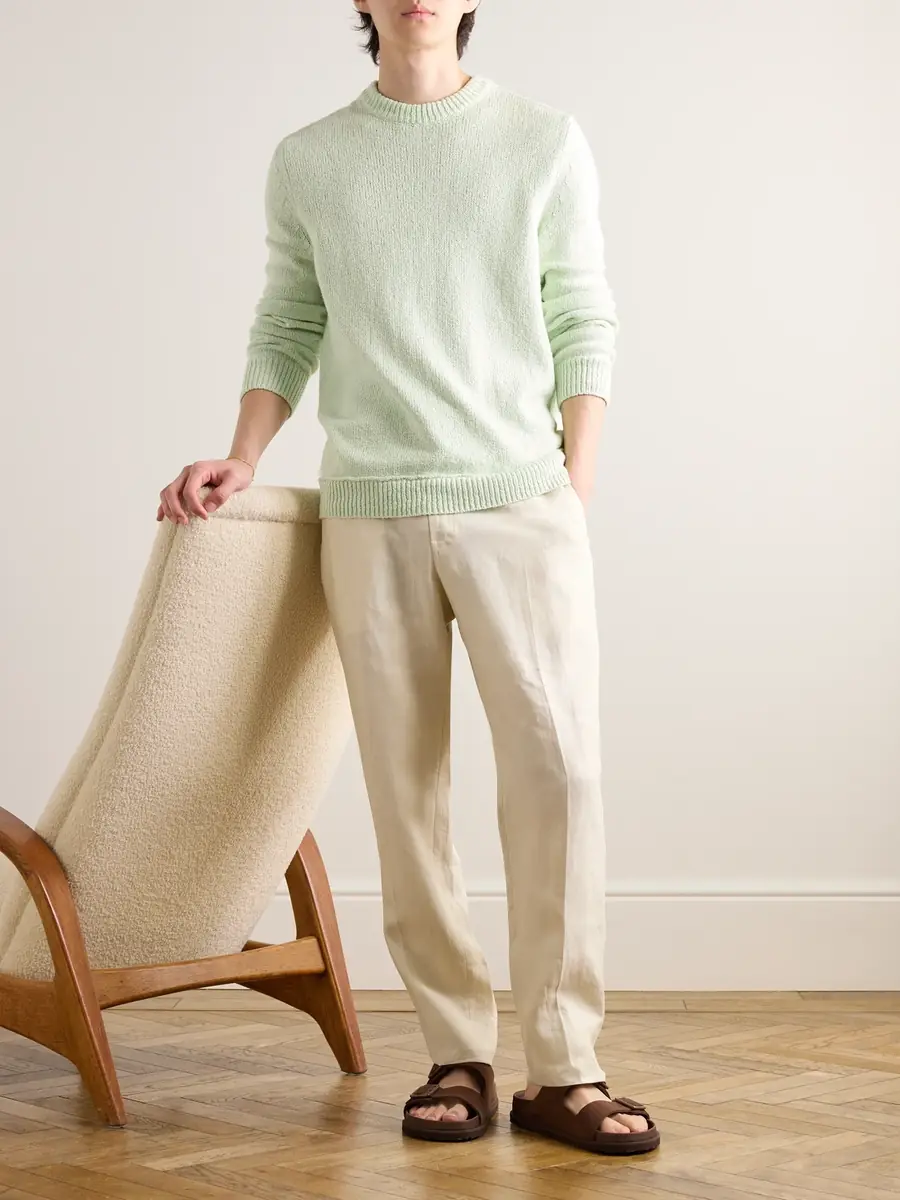 Zegna Organic Cotton and Silk-Blend Sweater - Men | Thumbnail 2