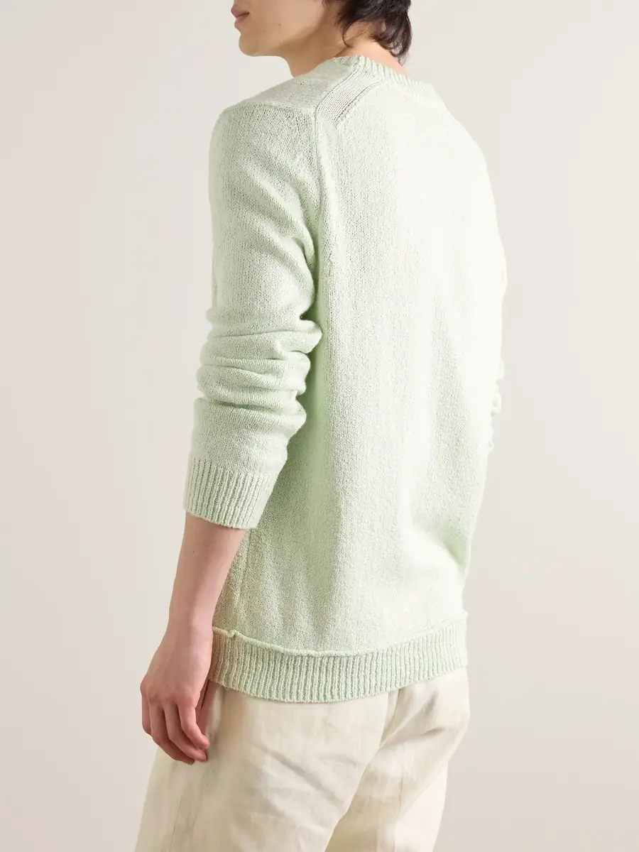 Zegna Organic Cotton and Silk-Blend Sweater - Men | Thumbnail 3