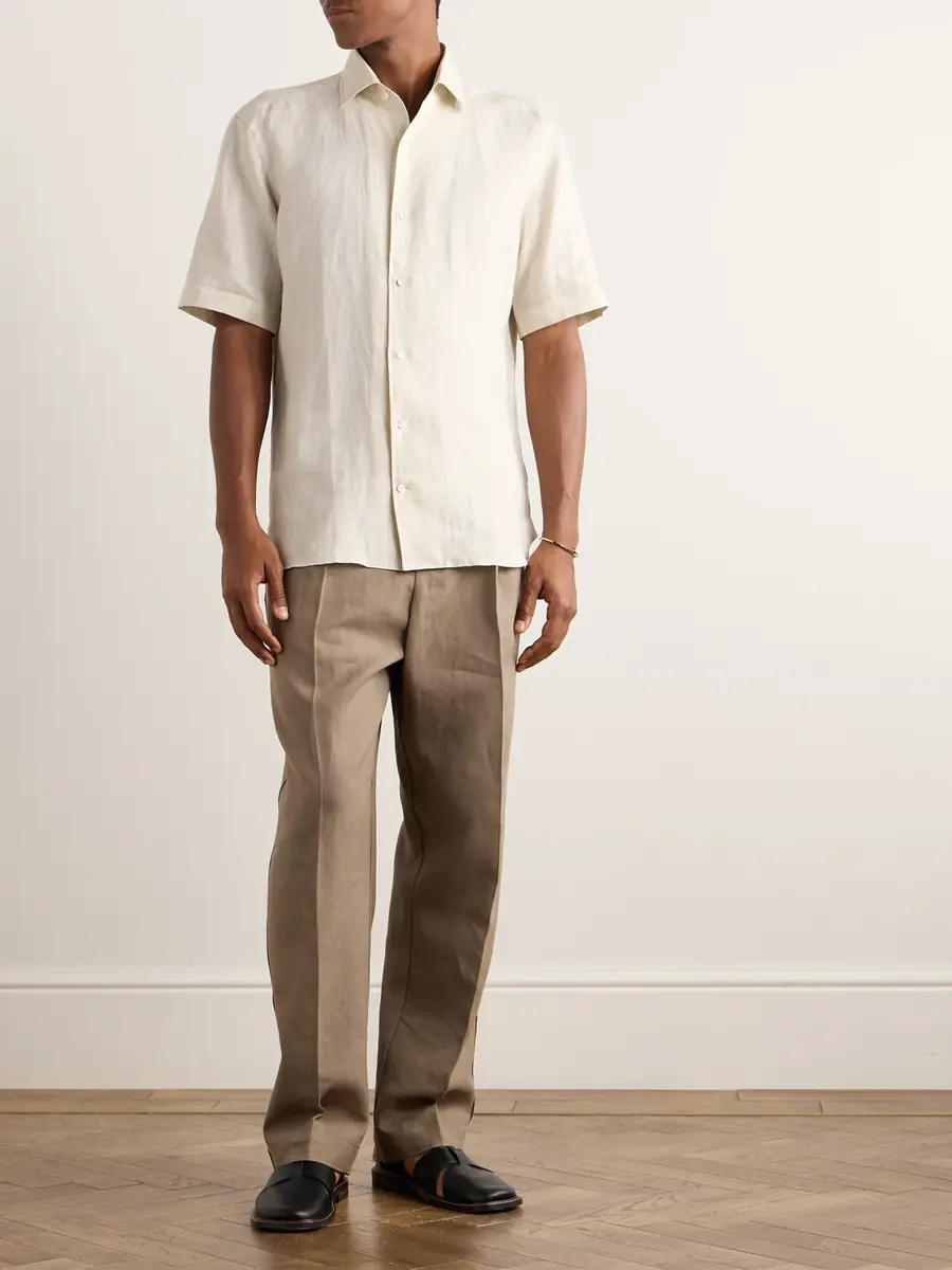 Zegna Oasi Linen Shirt - Men | Thumbnail 2