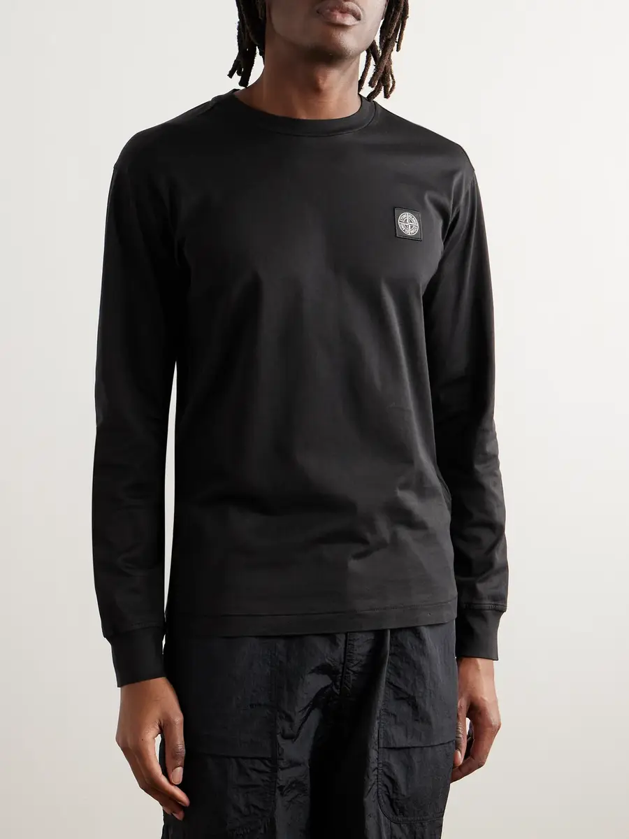 Stone Island Garment-Dyed Cotton-Jersey T-Shirt - Men | Thumbnail 3 Stone Island Garment-Dyed Cotton-Jersey T-Shirt - Men | Thumbnail 3