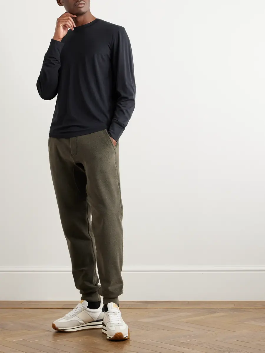Tom Ford Slim-Fit Lyocell and Cotton-Blend Jersey T-Shirt - Men | Thumbnail 2