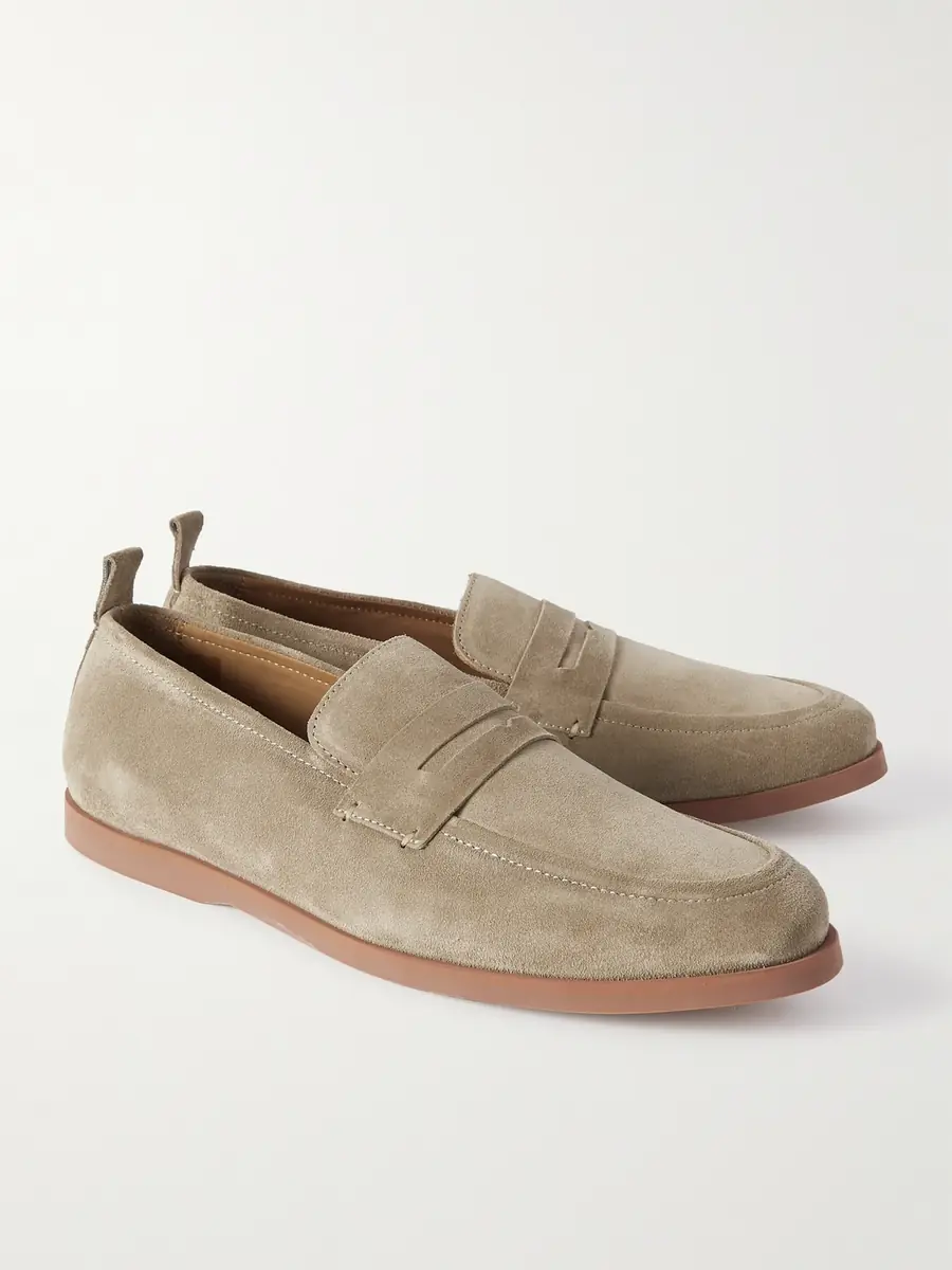 MR P. Leo Suede Penny Loafers - Men | Thumbnail 4 MR P. Leo Suede Penny Loafers - Men | Thumbnail 4
