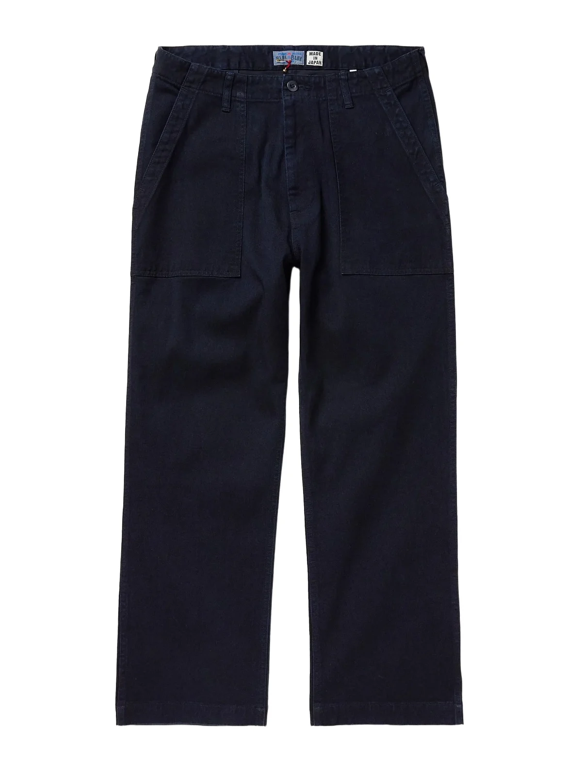 Straight-Leg Indigo-Dyed TENCEL™ Lyocell-Blend Twill Trousers - Men Straight-Leg Indigo-Dyed TENCEL™ Lyocell-Blend Twill Trousers - Men