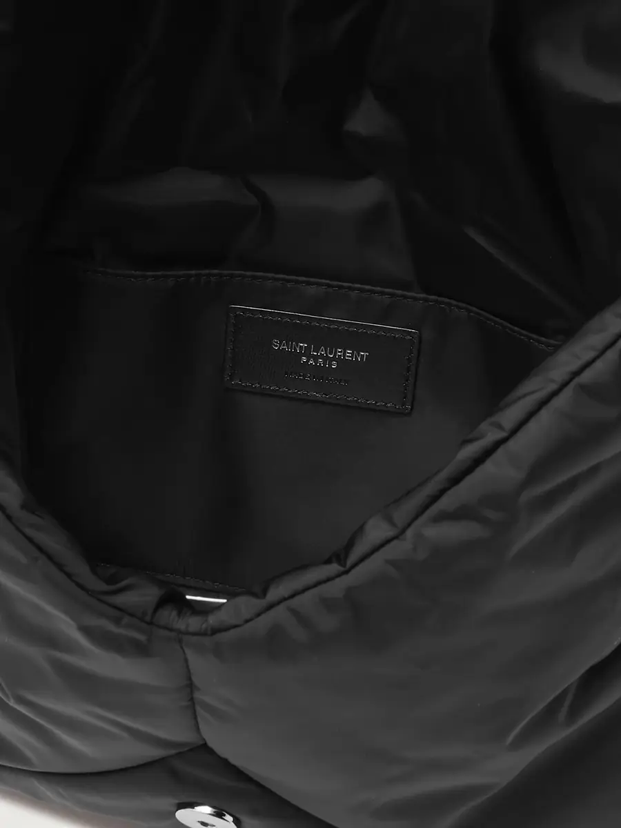 Saint Laurent Cassandre Logo-Appliquéd Padded Shell Pouch - Men | Thumbnail 5