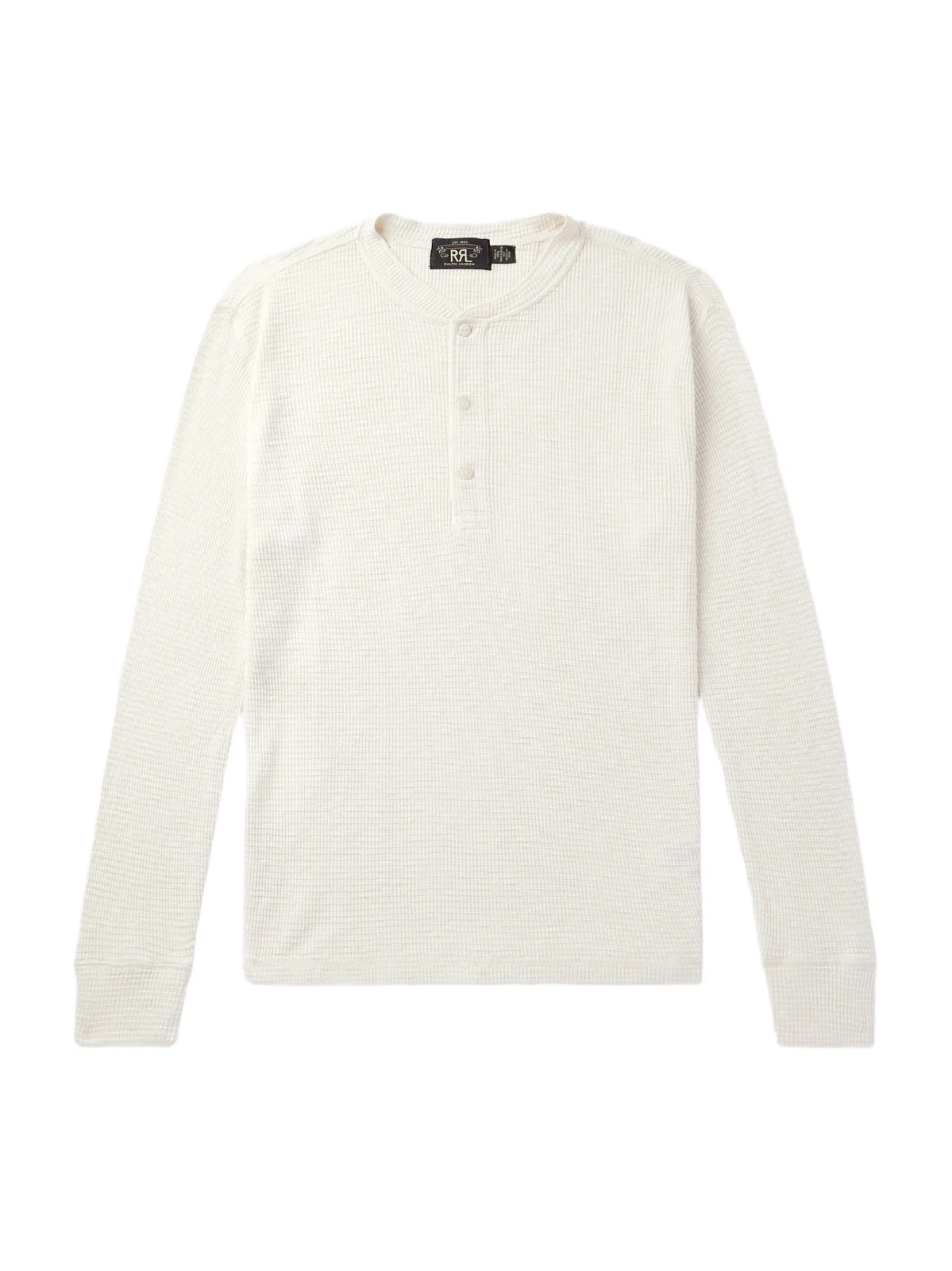 Slim-Fit Waffle-Knit Cotton Henley T-Shirt - Men Slim-Fit Waffle-Knit Cotton Henley T-Shirt - Men