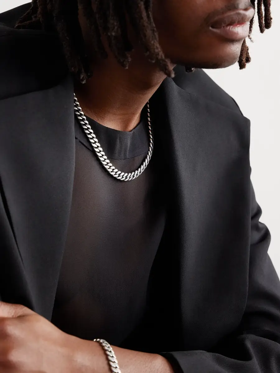 David Yurman Sterling Silver Chain Necklace - Men | Thumbnail 2 David Yurman Sterling Silver Chain Necklace - Men | Thumbnail 2