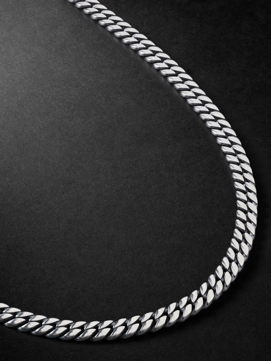 David Yurman Sterling Silver Chain Necklace - Men