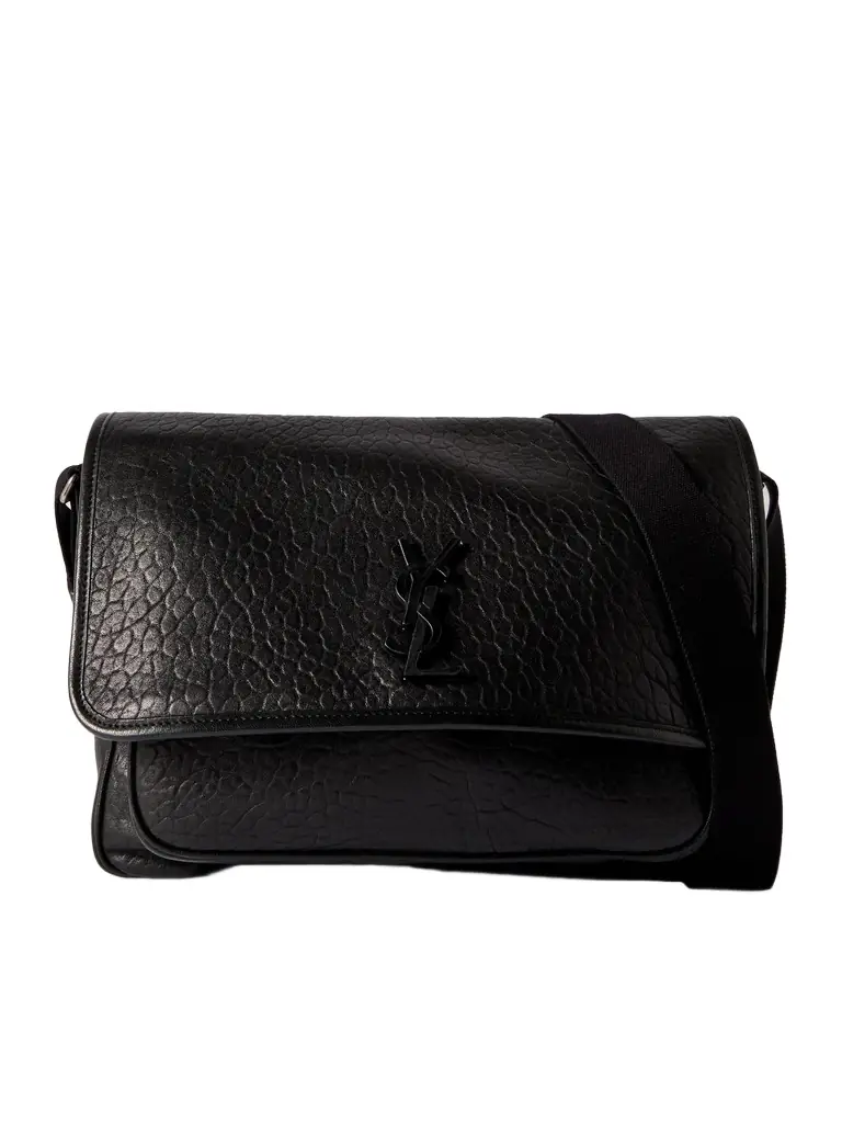 Saint Laurent Niki Textured-Leather Messenger Bag - Men | Image 1 Saint Laurent Niki Textured-Leather Messenger Bag - Men | Image 1