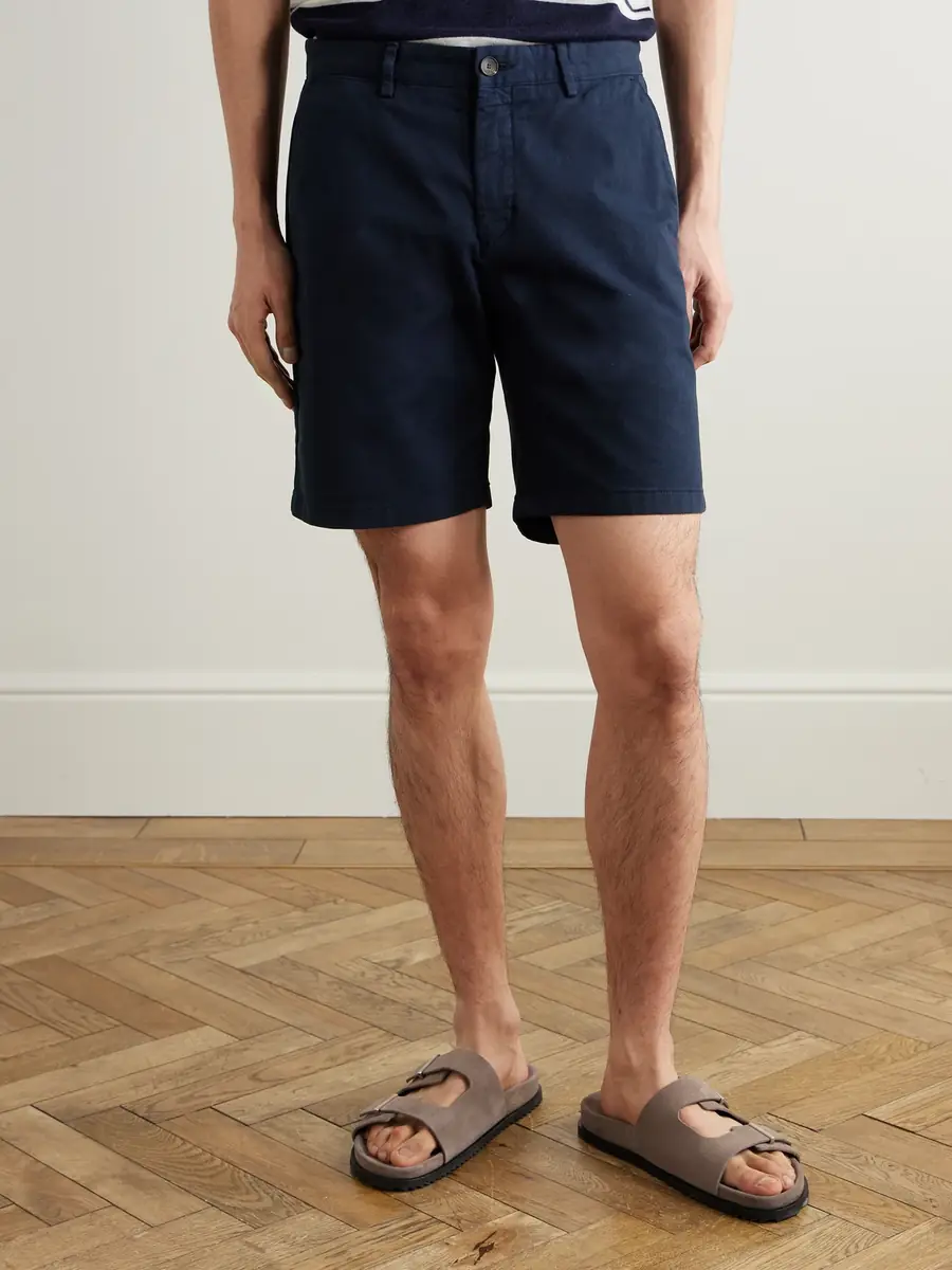 MR P. Straight-Leg Garment-Dyed Cotton-Blend Twill Bermuda Shorts - Men | Thumbnail 3 MR P. Straight-Leg Garment-Dyed Cotton-Blend Twill Bermuda Shorts - Men | Thumbnail 3