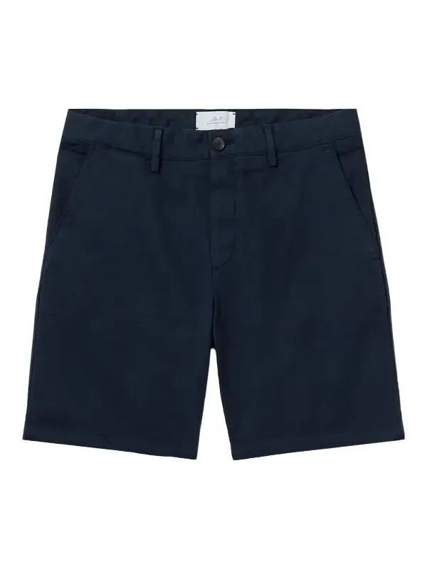 Straight-Leg Garment-Dyed Cotton-Blend Twill Bermuda Shorts - Men Straight-Leg Garment-Dyed Cotton-Blend Twill Bermuda Shorts - Men