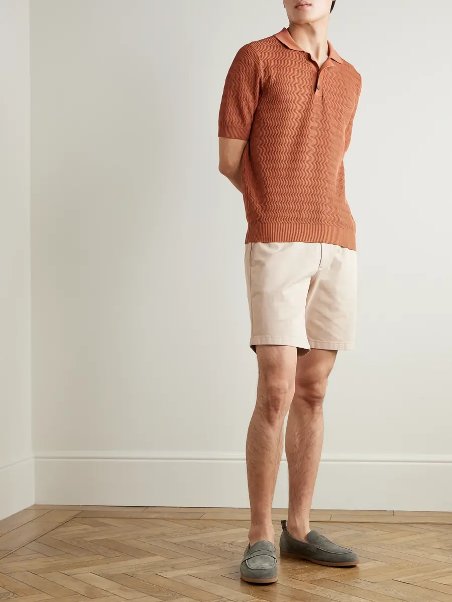 MR P. Straight-Leg Garment-Dyed Cotton-Blend Twill Bermuda Shorts - Men | Thumbnail 2 MR P. Straight-Leg Garment-Dyed Cotton-Blend Twill Bermuda Shorts - Men | Thumbnail 2
