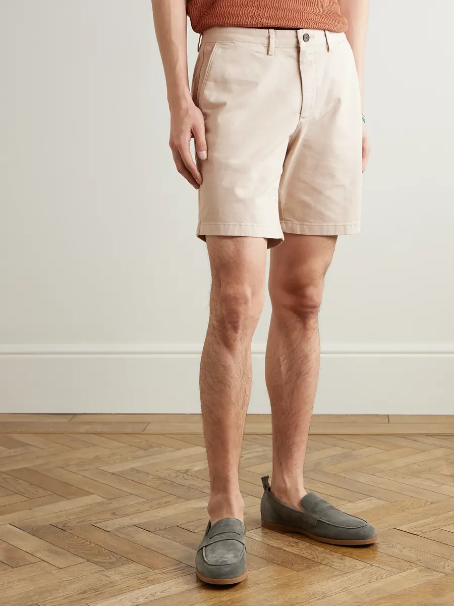 MR P. Straight-Leg Garment-Dyed Cotton-Blend Twill Bermuda Shorts - Men | Thumbnail 3 MR P. Straight-Leg Garment-Dyed Cotton-Blend Twill Bermuda Shorts - Men | Thumbnail 3