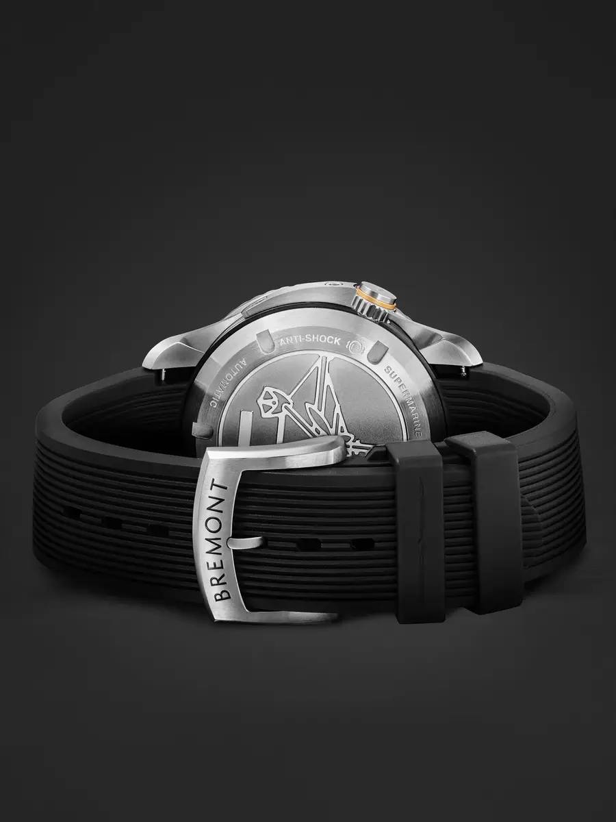 Bremont Supermarine S502 Automatic GMT Stainless Steel Watch, Ref. S502-BK-R-S - Men | Thumbnail 6