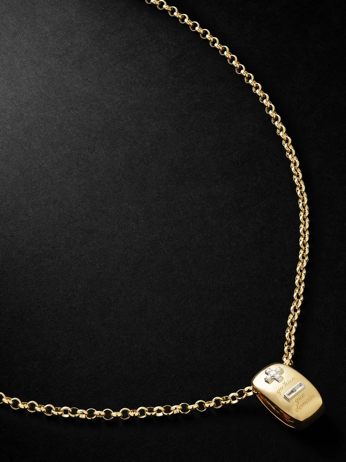 Ever Growing 18-Karat Gold Diamond Pendant Necklace - Men Ever Growing 18-Karat Gold Diamond Pendant Necklace - Men