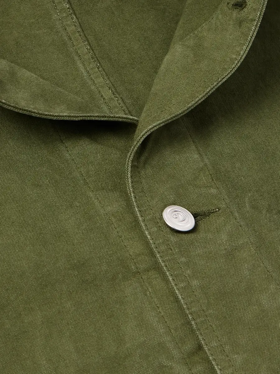 Drake's Duck Cotton-Canvas Chore Jacket - Men | Thumbnail 4 Drake's Duck Cotton-Canvas Chore Jacket - Men | Thumbnail 4