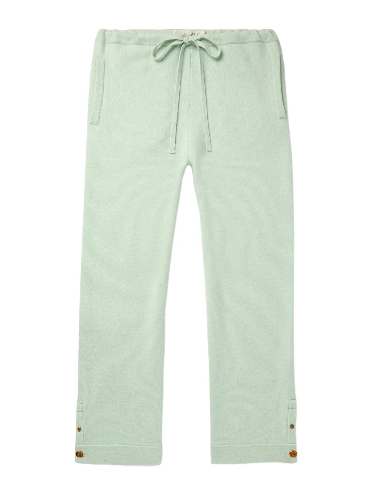 Straight-Leg Cashmere Drawstring Trousers - Men Straight-Leg Cashmere Drawstring Trousers - Men