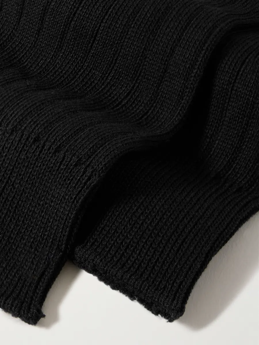 MR P. Ribbed Cotton-Blend Socks - Men | Thumbnail 2