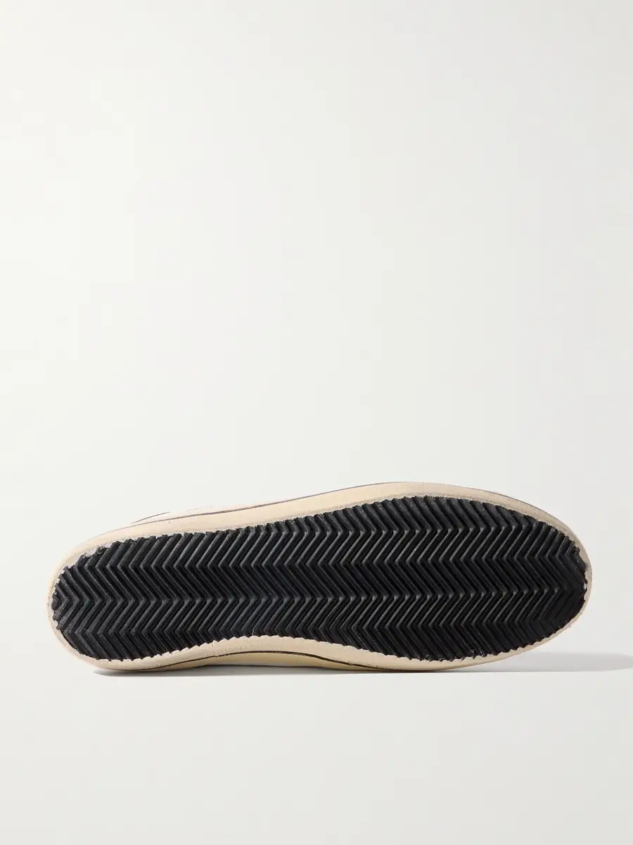 Golden Goose Super-Star Distressed Leather and Suede Sneakers - Men | Thumbnail 3