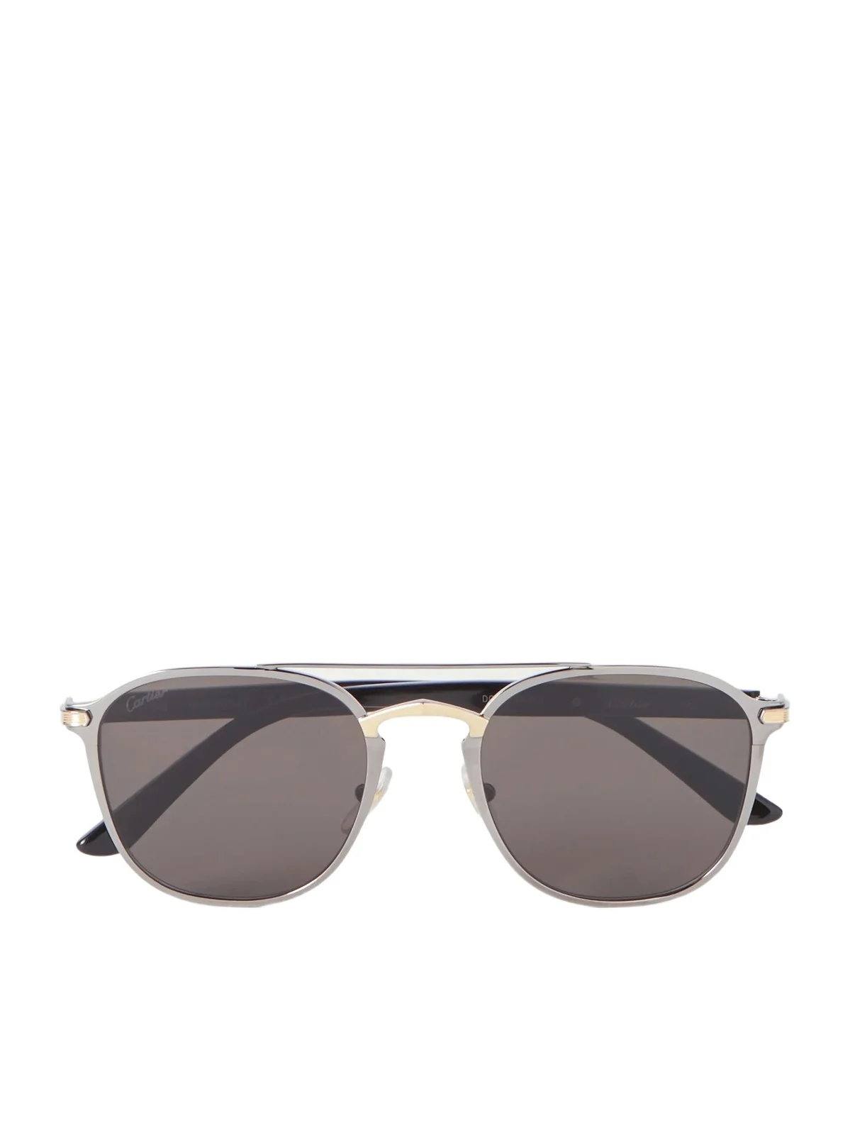 Double-Bridge Aviator-Style Two-Tone Metal and Acetate Sunglasses - Men Double-Bridge Aviator-Style Two-Tone Metal and Acetate Sunglasses - Men