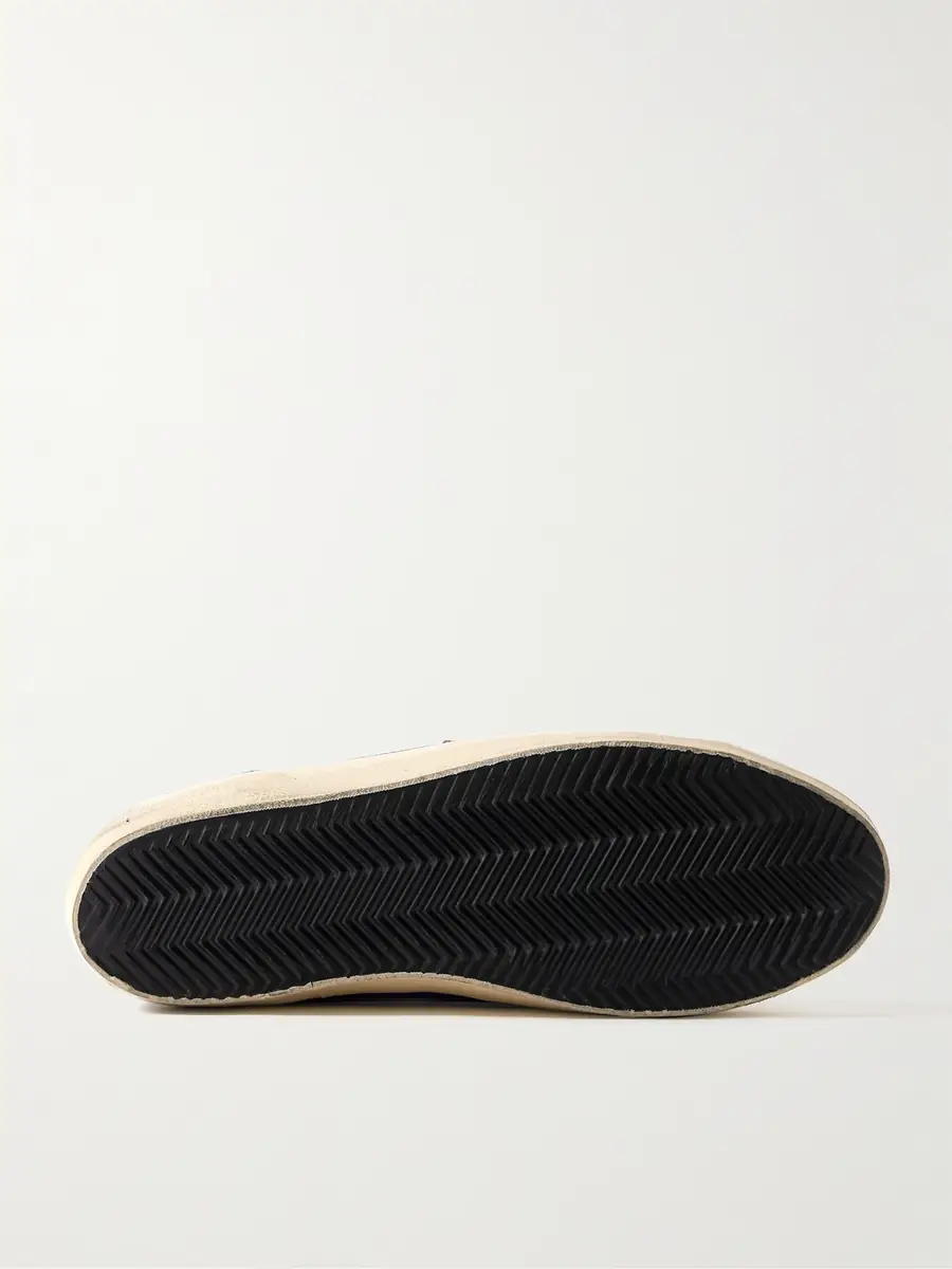 Golden Goose Super-Star Distressed Leather-Trimmed Suede Sneakers - Men | Thumbnail 3 Golden Goose Super-Star Distressed Leather-Trimmed Suede Sneakers - Men | Thumbnail 3