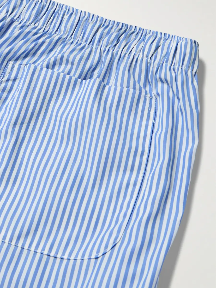 Derek Rose James Cotton-Poplin Pyjama Trousers - Men | Thumbnail 4 Derek Rose James Cotton-Poplin Pyjama Trousers - Men | Thumbnail 4